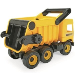 Middle Truck: Billentős dömper 43 cm sárga – Wader