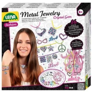 LENA : fém medálok és kristályok ékszerkészítő szett