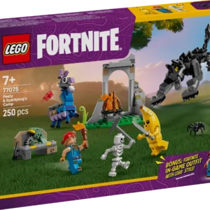 LEGO Fortnite 77075 - Peely és Sparkplug táborhelye