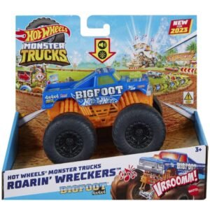 Hot Wheels Monster Trucks: Bigfoot 4x4x4 monster autó fény és hangeffektekkel 1/43 - Mattel