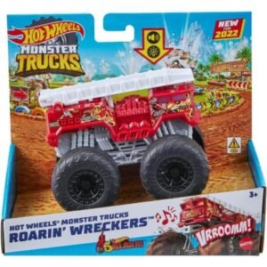Hot Wheels Monster Trucks : Roarin Wreckers kisautó fény és hangefektekkel 1/43 - Mattel
