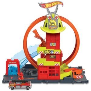 Hot Wheels City : Tüzoltóállomás játékszett - Mattel