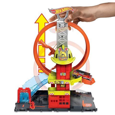 Hot Wheels City : Tüzoltóállomás játékszett - Mattel - Image 2