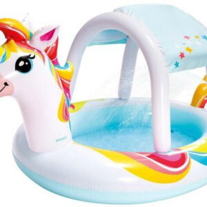 Intex Unikornisos spriccelős medence 254x132x109cm