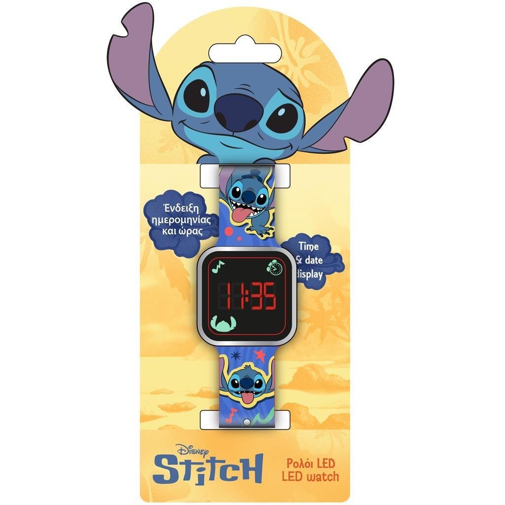 Stitch LED karóra