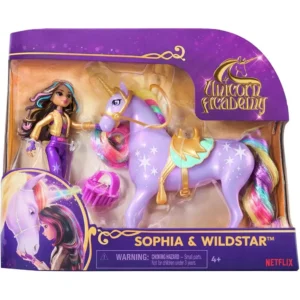 Unikornis Akadémia Unikornis babával - Sophia és Wildstar - Spin Master